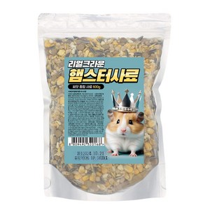 리얼크라운 햄스터사료, 1개, 600g