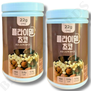 플라이밀 초코 고단백 쉐이크, 630g, 2개