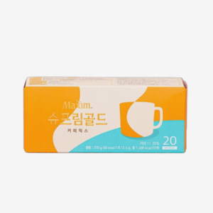 맥심 슈프림골드 커피믹스 20입 X 3 박스, 20개입, 3개