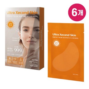 울트라세컨스킨 퍼펙트 누드 투명 썬패치, 6개