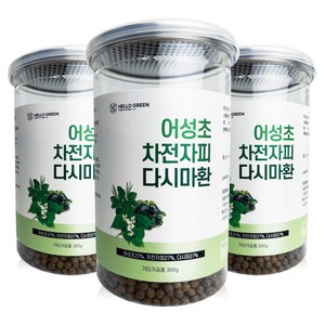 헬로우그린 어성초 차전자피 다시마환 (통), 3개, 300g