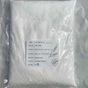 대통령표창 습식 멥쌀가루 국내산 공방용, 1kg, 1개, 천일염 멥쌀가루