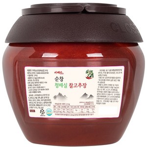 더해담 순창 청매실 찰고추장, 2.2kg, 1개