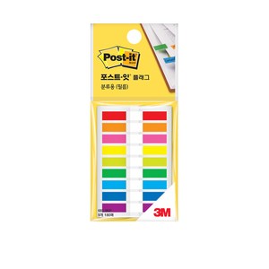 3M 포스트잇 플래그 683-9KP 44x6mm 9색