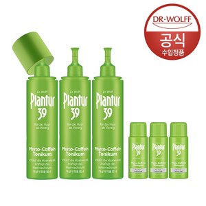 플란투어39 파이토-카페인 토닉 (두피 활성화) 200ml x3+샴푸 20ml 3개 증정, 250ml