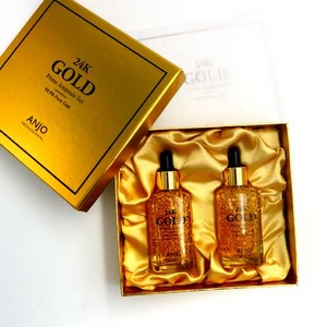 24K Gold 골드 주름개선 미백 24k앰플 에센스 (50+50)ml, 100ml, 2개