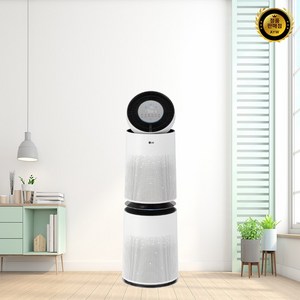 LG전자 퓨리케어 360도 오브제컬렉션 플러스 공기청정기 AS305DWWA 100㎡ 방문설치, 크리미스노우