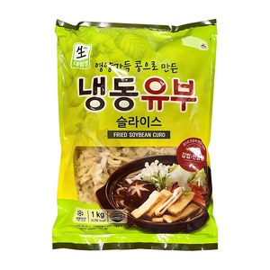 대림 냉동유부 슬라이스 1kg, 1개