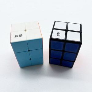 2X2X3 QiYi 치이 223 큐브 루빅스 스피드 큐브 치이큐브 MoFangGe 모팡지/ QiYi 223 Speed Cube 20개이상 구매시 마론 8색펜 1개 증정, 스티커리스(Stickeless)