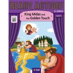 Ready Action Level 4: King Midas and the Golden Touch SB+WB (with QR), A List, Ready Action Level 4: King M.., A List 편집부(저)