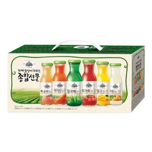 가야농장 주스 6종 종합선물세트, 180ml, 1세트