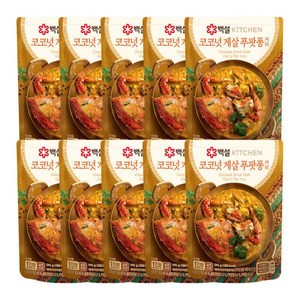 백설 코코넛 게살 푸팟퐁 커리, 10개, 170g