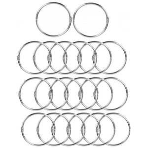 베러워커스 실버 카드링 고리 100개입, 20MM