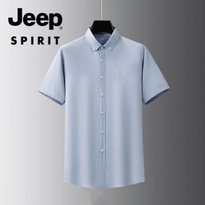 JEEP SPIRIT 남성 캐주얼 반팔 셔츠 여름 패션 SH68016