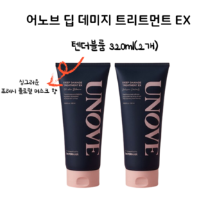 [대용량] 어노브 딥 데미지 헤어 트리트먼트 EX 1+1 기획세트(320ml+320ml), 320ml, 2개