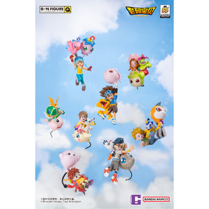 정품 반다이 디지몬 풍선 어드벤쳐 블라인드 박스 25주년 피규어, 1개