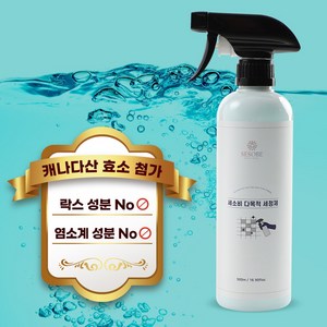 세소비 캐나다산 효소첨가 욕실청소 주방청소용 다목적 세정제, 2개, 500ml