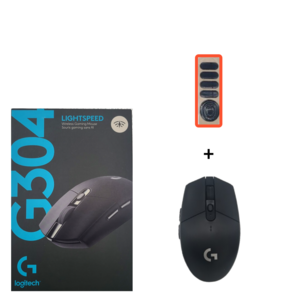 [로지텍] G304 무선마우스 게이밍 LIGHTSPEED Wireless Mouse 당일발송, 블랙