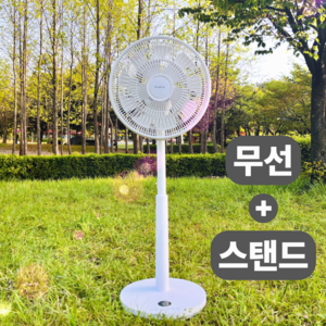 터트온 BLDC 무선 선풍기 저소음 스탠드형 3D회전, TFN-22414R