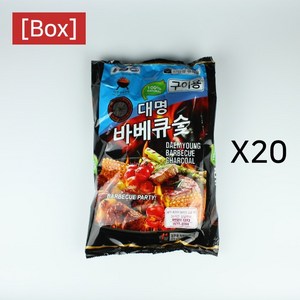 BOX 대명 바베큐숯 점화성형숯, 1개