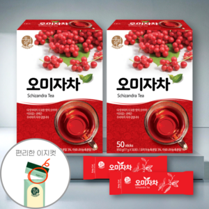 송원 우리차 오미자차 50T, 17g, 50개입, 2개