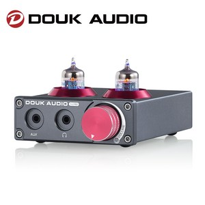 Douk Audio T4 PRO GE5654 진공관 프리앰프/ MM 포노 프리앰프 / 헤드폰 앰프