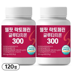 웰핏 락토페린, 60정, 2개