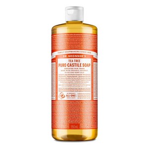 닥터브로너스 티트리 퓨어 캐스틸 솝 바디워시, 950ml, 2개
