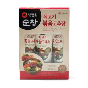 청정원순창 쇠고기 볶음 고추장, 60g, 18개