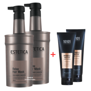 에스테티카 릴렉스 헤어 마스크1000ml 미용실트리트먼트 헤어팩, 2개, 1.07L