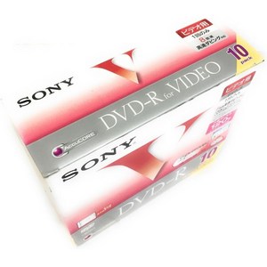 소니 DVD-R 녹화용 120분 1-8배속 대응 10매입 10DMR120 GPT, 상품명참조