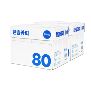 한솔제지 한솔카피 80g A4용지 2박스(5000매)/복사용지/HANSOL COPY, 상세 설명 참조, 상세 설명 참조