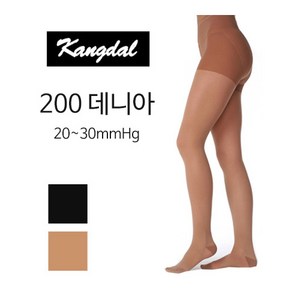 캉달 의료용 압박스타킹 팬티형 PT-200 중강압 무광택 반투명