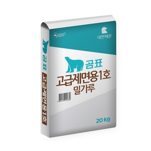 곰표 고급제면용 1호 중력밀가루, 20kg, 1개