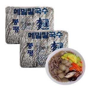 봉평 메밀 칼국수(생면)-1.4kgx2봉(14인분)업소 전문용, 2개, 1.4kg