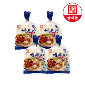 한성 해물맛 우동 423g(2인분) X 4개, 423g