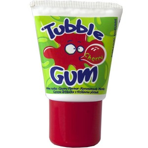 Tubble Gum 터블껌 짜먹는 튜브 껌 체리맛, 35g, 10개