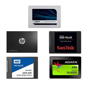 중고 SSD 120GB 128GB 2.5인치 노트북 내장 하드디스크 브랜드 랜덤 발송