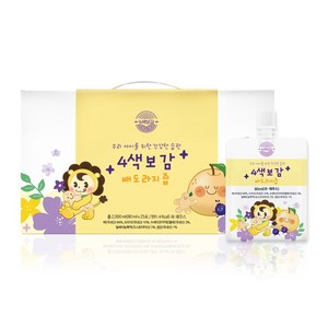 4색보감 배도라지즙 1box/25포 2box/50포 3box/75포, 1박스, 2L