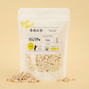 촉촉트릿 포켓 북어 대용량 120g - 고양이전용 동결건조 간식, 1개