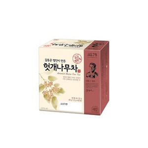 [쌍계명차 본사공식] 헛개나무차 40티백, 1g, 40개입, 1개