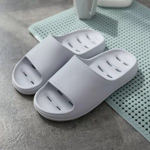 온나뷰 물빠짐 미끄럼 방지 화장실 욕실 슬리퍼, 그레이, 1개