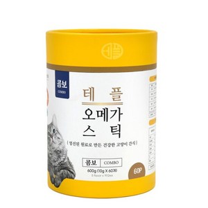 테플 오메가스틱 10g 60개입 고양이간식, 1개