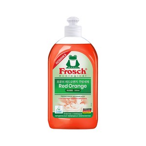 [김혜자 세제] 프로쉬 독일 주방세제 레드오렌지 500ml 단품 맨손 기름기제거, 1개