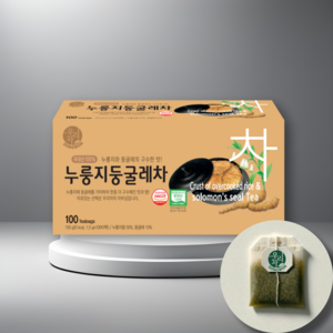 송원 우리차 누룽지둥굴레차 100T, 1.5g, 100개입, 1개