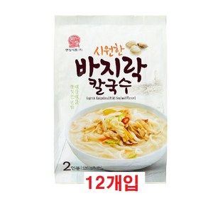 한일식품 본고장시원한바지락칼국수, 428g, 12개