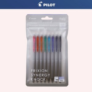 PILOT fixion 파이롯트 지워지는 볼펜 프릭션 시너지 노크 8색세트 0.3 0.4 0.5mm, 0.5mm 8색세트, 1개