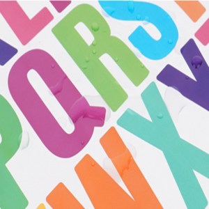 겸스토어 알파벳스티커 영어스티커, 컬러믹스