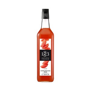 fm)1883 핑크자몽시럽 1000ml 카페 업소용 식자재 시럽 파우더, 1L, 1개