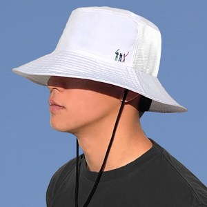 58cm 골프 매쉬 버킷햇 5컬러 끈 벙거지 모자 가벼운 얇은 나일론, WHITE, Golf Mesh Bucket Hat